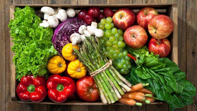 An Image Showing A Basket Full of Green Healthy Vegetables - Healthy Food Habits For IAS STudents Concept.